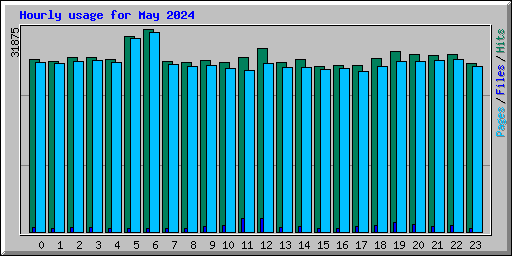 Hourly usage for May 2024